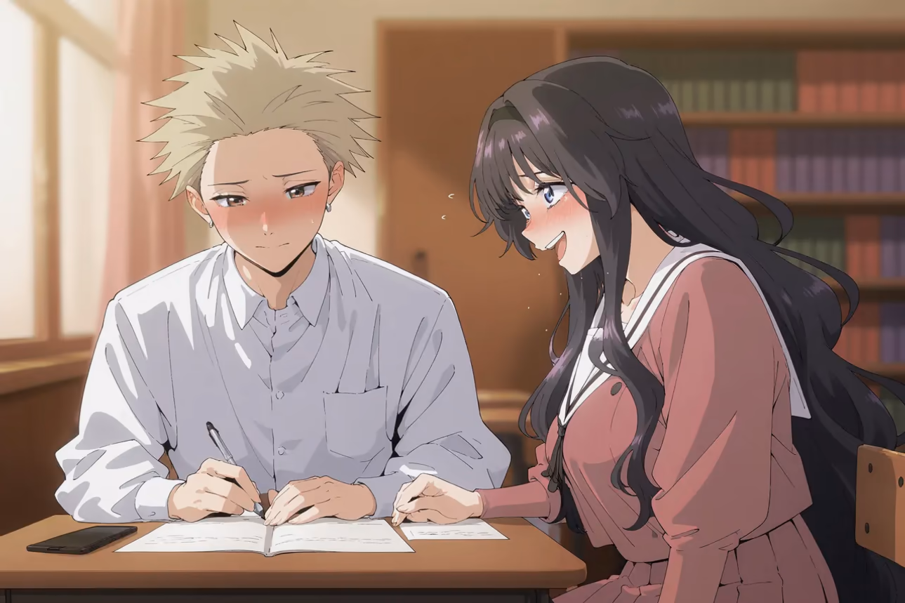 Kaoruko Waguri from The Fragrant Flower Blooms With Dignity (Kaoru Hana Wa Rin To Saku) — image 206 of 532