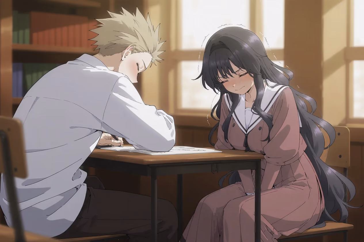 Kaoruko Waguri from The Fragrant Flower Blooms With Dignity (Kaoru Hana Wa Rin To Saku) — image 215 of 532