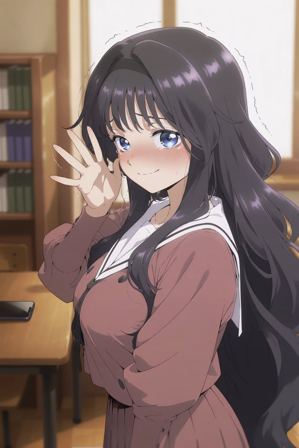 Kaoruko Waguri from The Fragrant Flower Blooms With Dignity (Kaoru Hana Wa Rin To Saku) — image 234 of 532