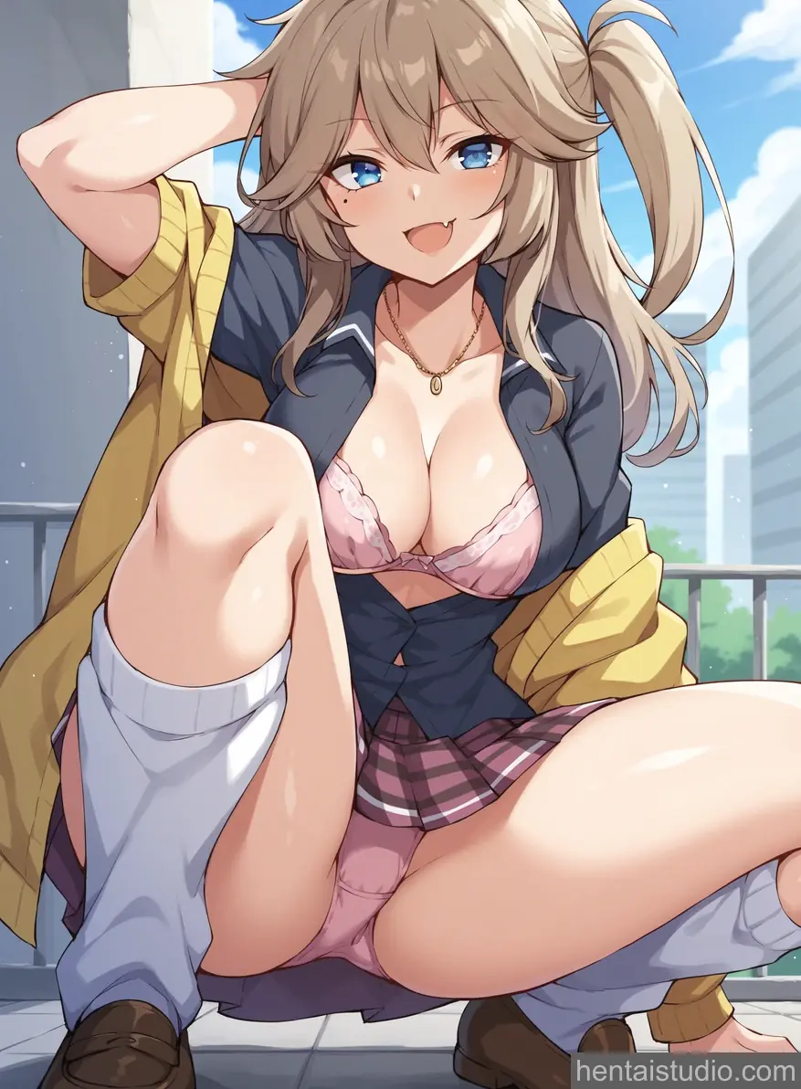 Kasukabe Tsumugi from Vtuber Virtual Youtuber hentai art 2 of 8