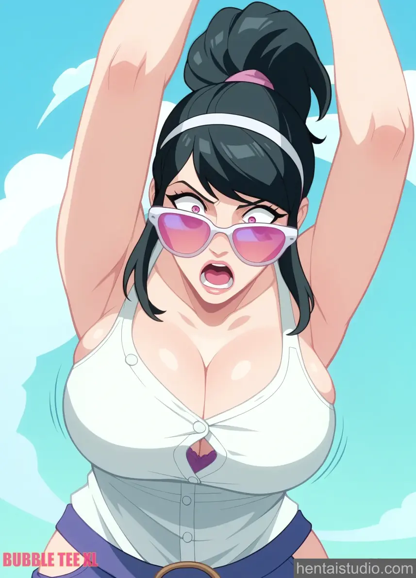 Kate Bishop from Marvel hentai art 11 of 32