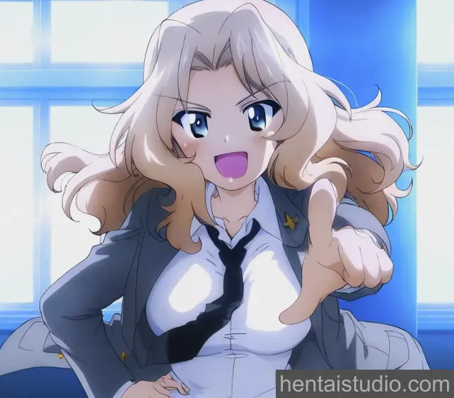 Kay from Girls Und Panzer hentai art 1 of 27