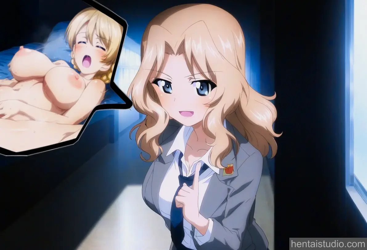Kay from Girls Und Panzer hentai art 2 of 27