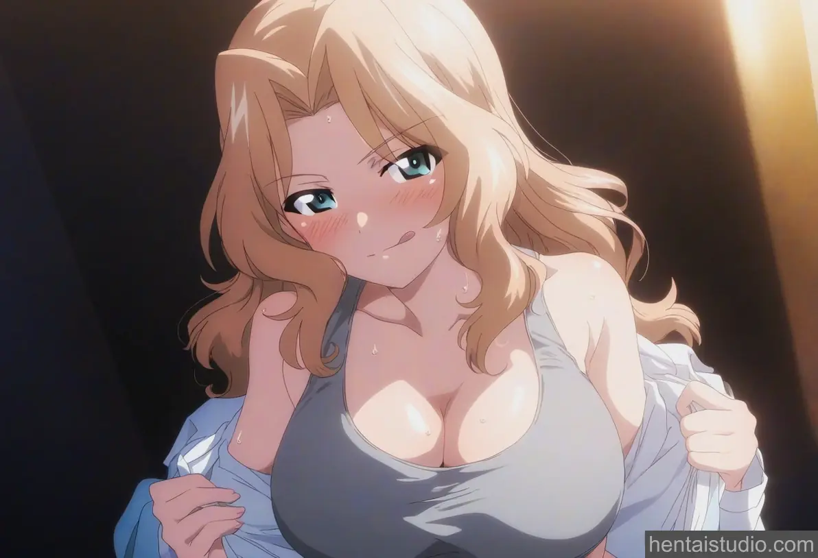 Kay from Girls Und Panzer hentai art 4 of 27