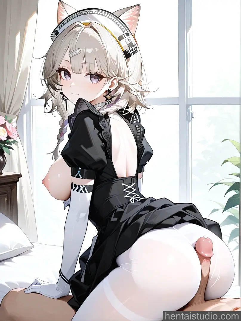 Kazemaru from Arknights hentai art 13 of 48