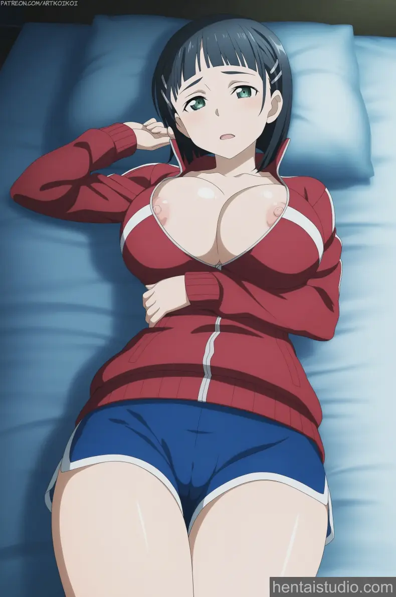 Kirigaya Suguha from Sword Art Online hentai art 13 of 15