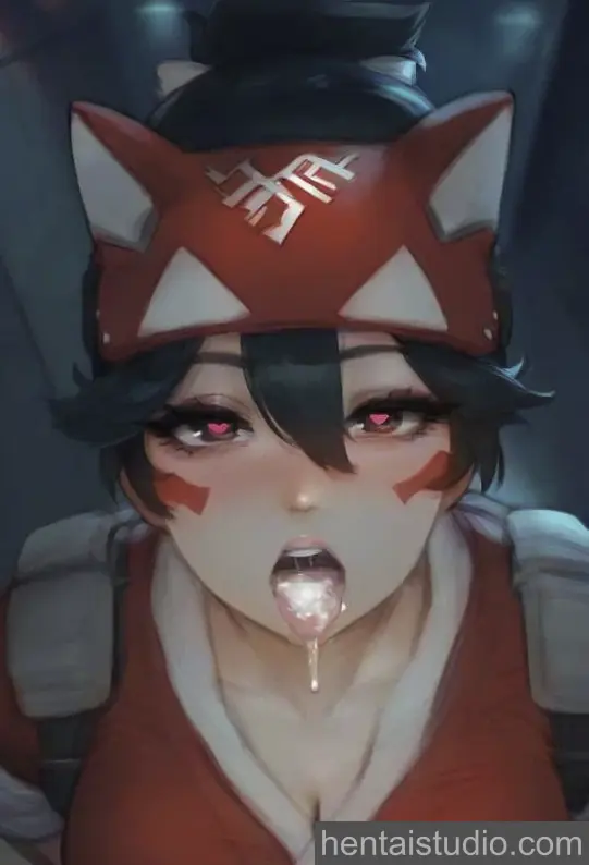 Kiriko from Overwatch hentai art 1 of 6