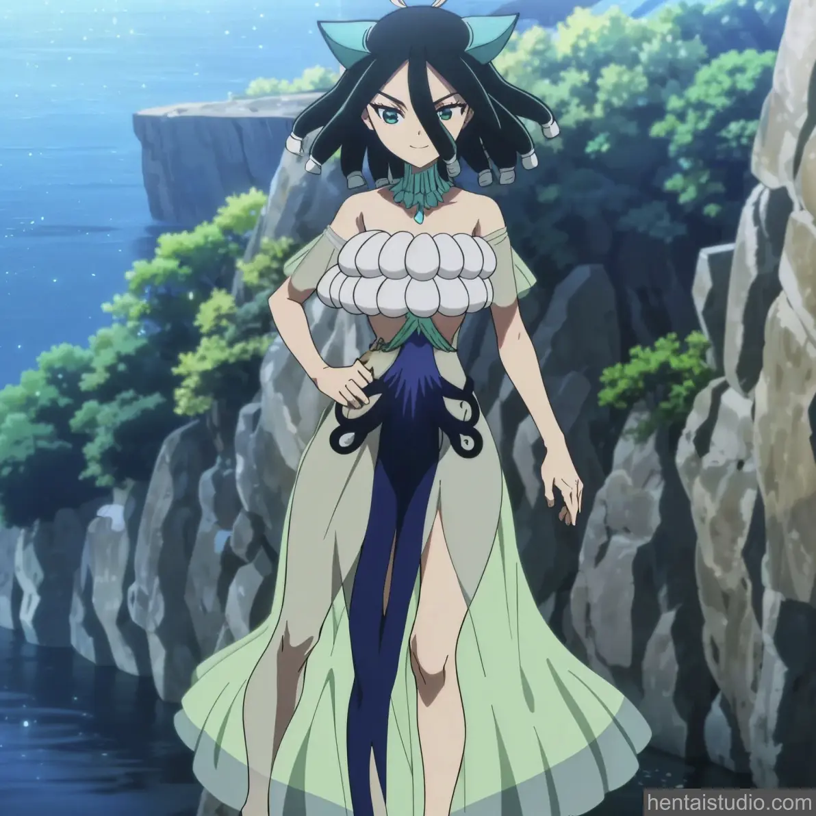 Kirisame from Dr Stone hentai art 12 of 37