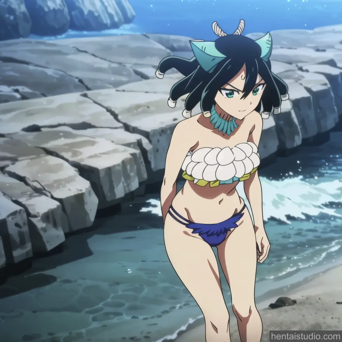 Kirisame | Dr Stone - Fanart – hentai anime character, Kirisame, Dr Stone, Bikini, Anime, Creampie, Uncensored