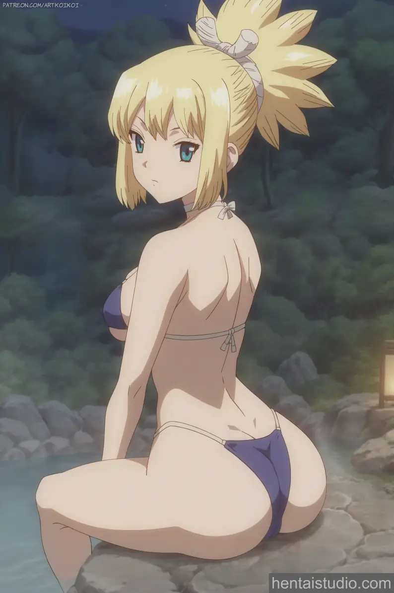 Kohaku from Dr Stone hentai art 8 of 13