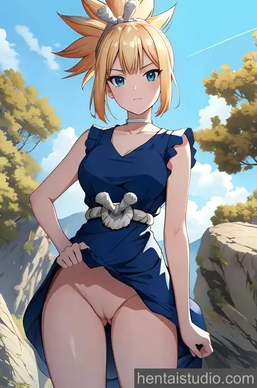 Kohaku from Dr Stone hentai art 2 of 11
