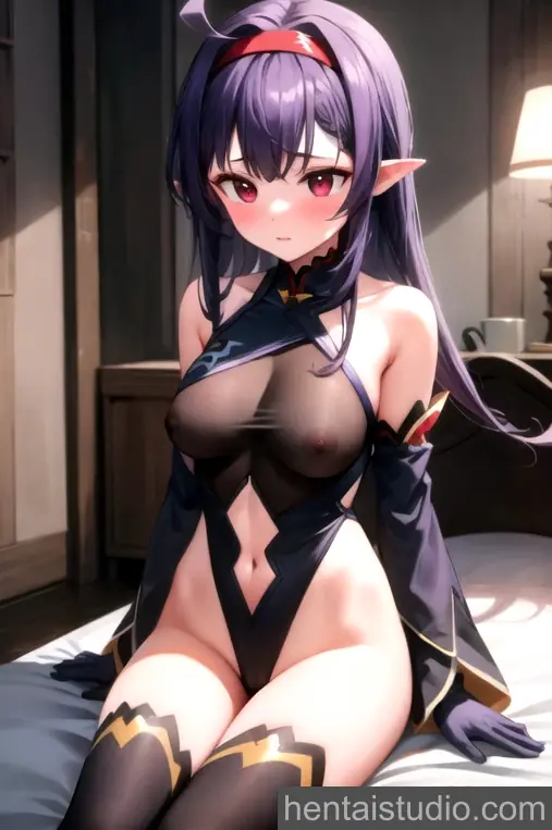 Konno Yuuki from Sword Art Online hentai art 3 of 8