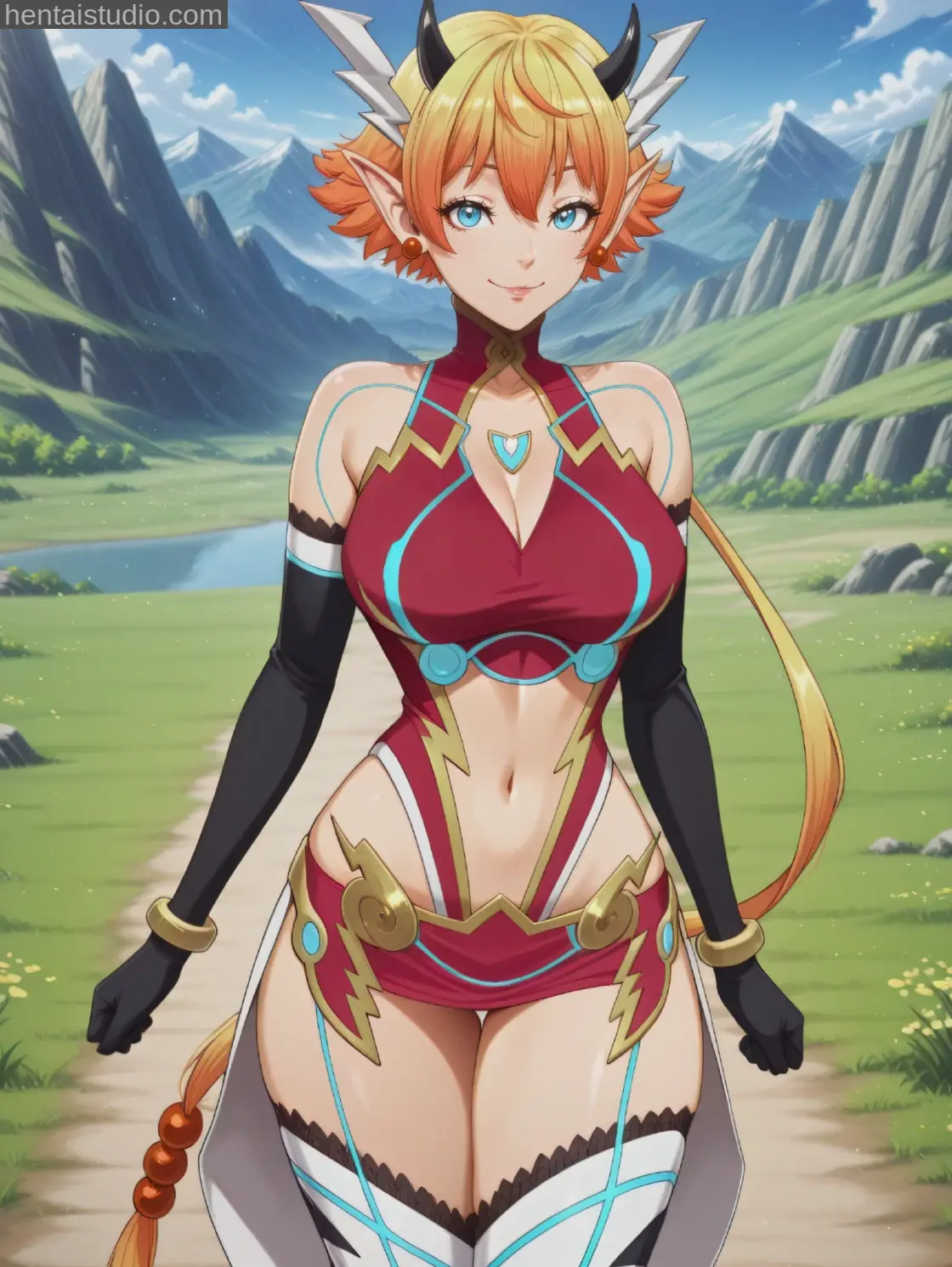 Kora from Xenoblade 2 hentai art 13 of 37