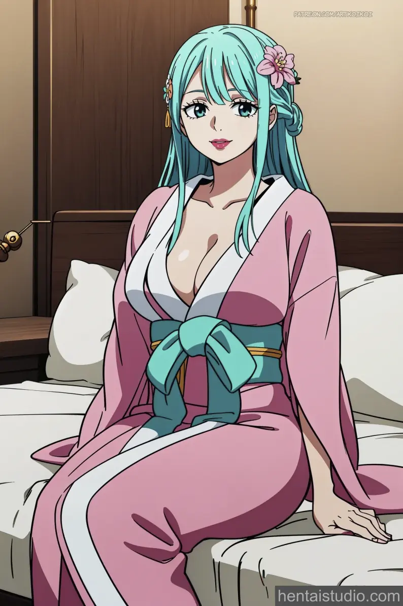 Kozuki Hiyori from One Piece hentai art 12 of 26