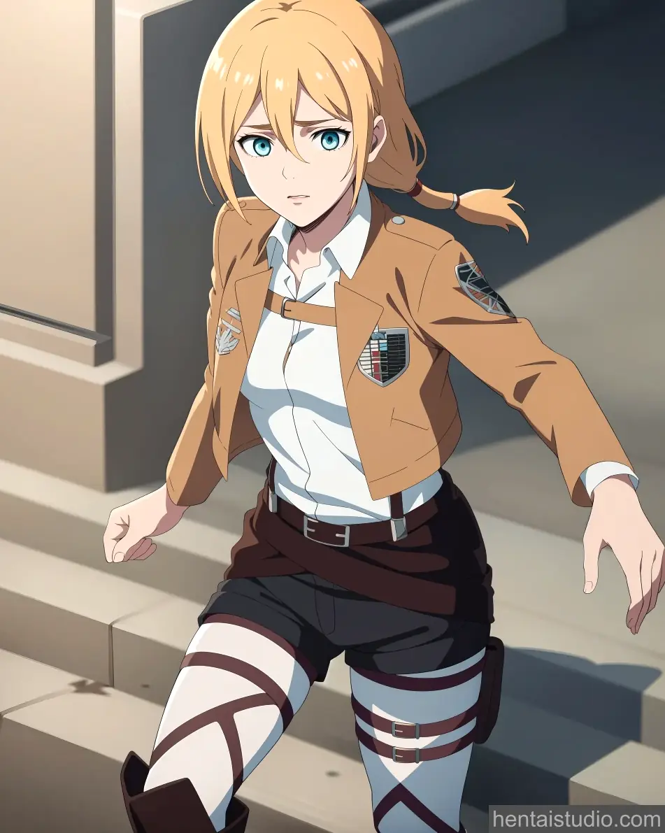Krista Lenz from Attack On Titan hentai art 27 of 34