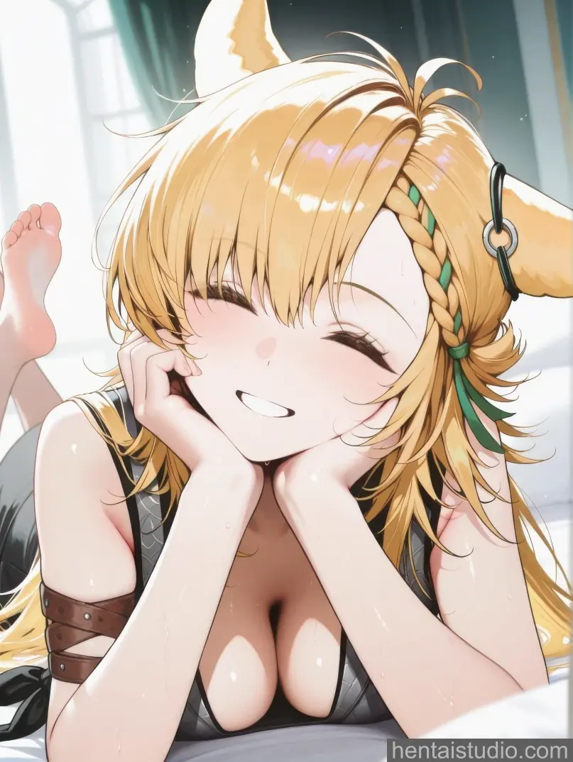 Kroos from Arknights hentai art 10 of 81