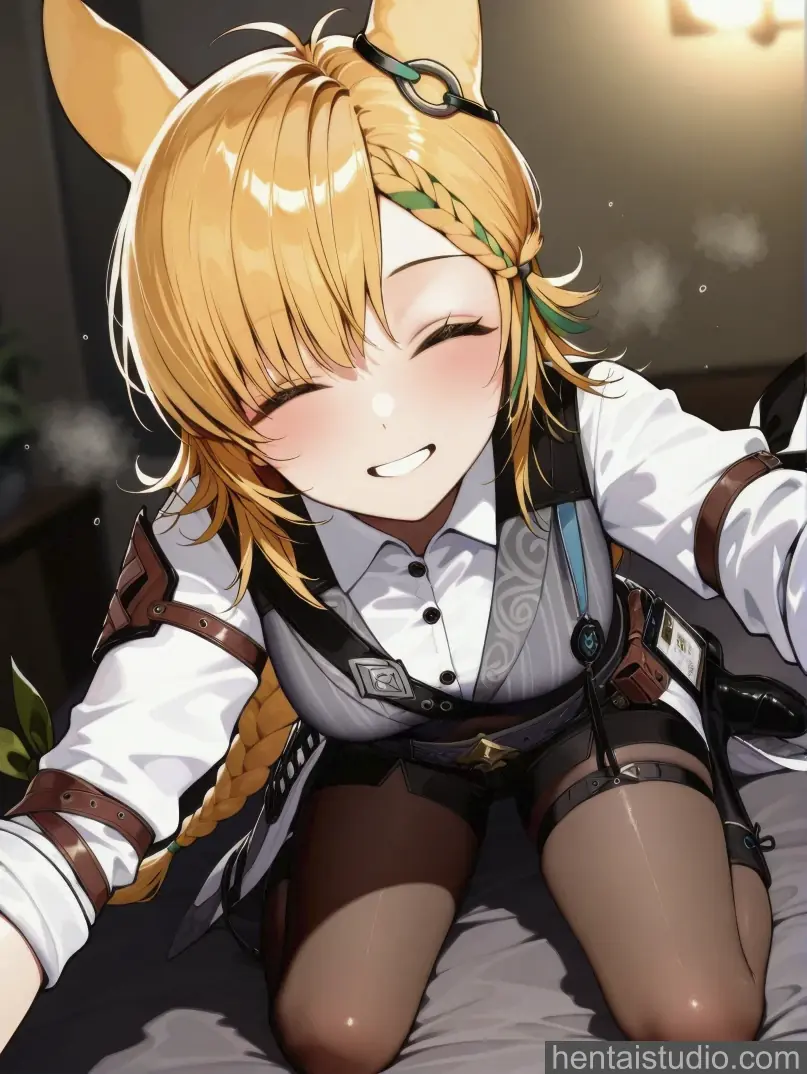 Kroos from Arknights hentai art 5 of 81