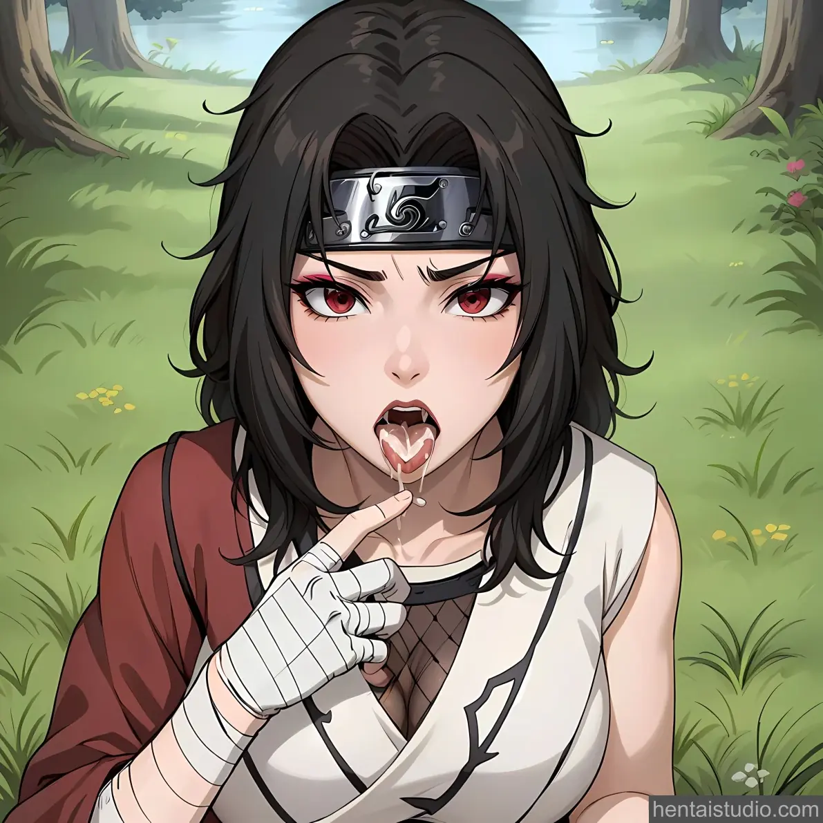 Kurenai Yuhi from Naruto hentai art 11 of 26