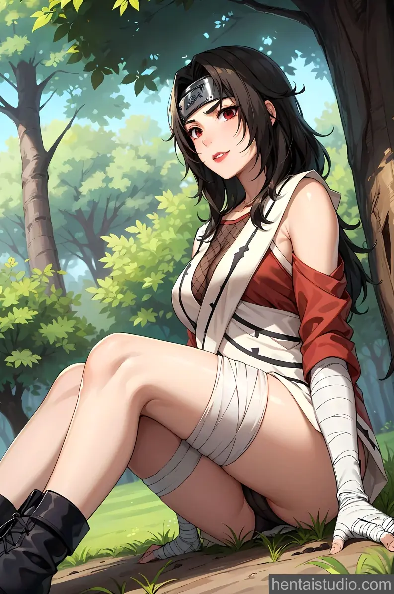 Kurenai Yuhi from Naruto hentai art 4 of 26