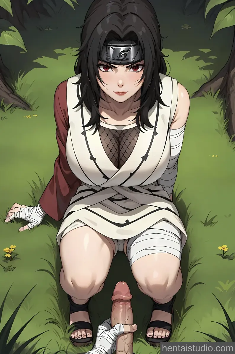 Kurenai Yuhi from Naruto hentai art 7 of 26