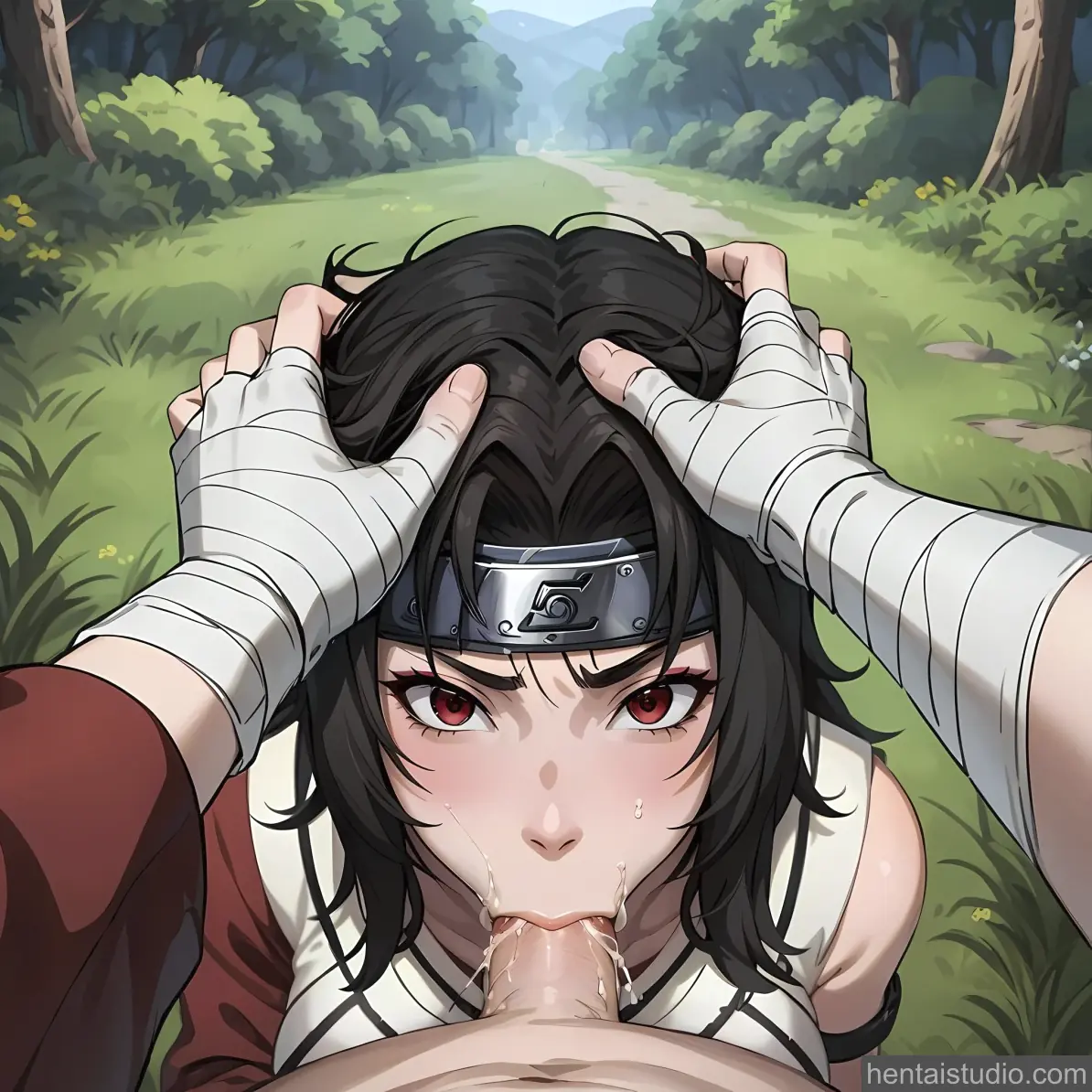 Kurenai Yuhi from Naruto hentai art 9 of 26