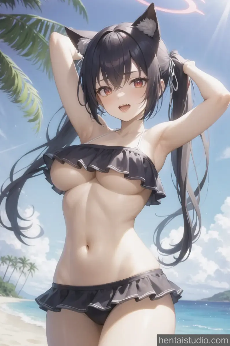 Kuromi Serika from Blue Archive hentai art 7 of 29