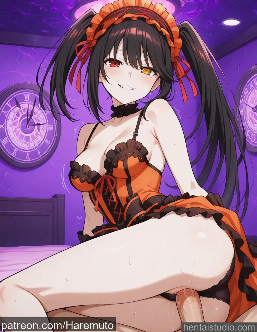 Kurumi Tokisaki from Date A Live hentai art 16 of 19