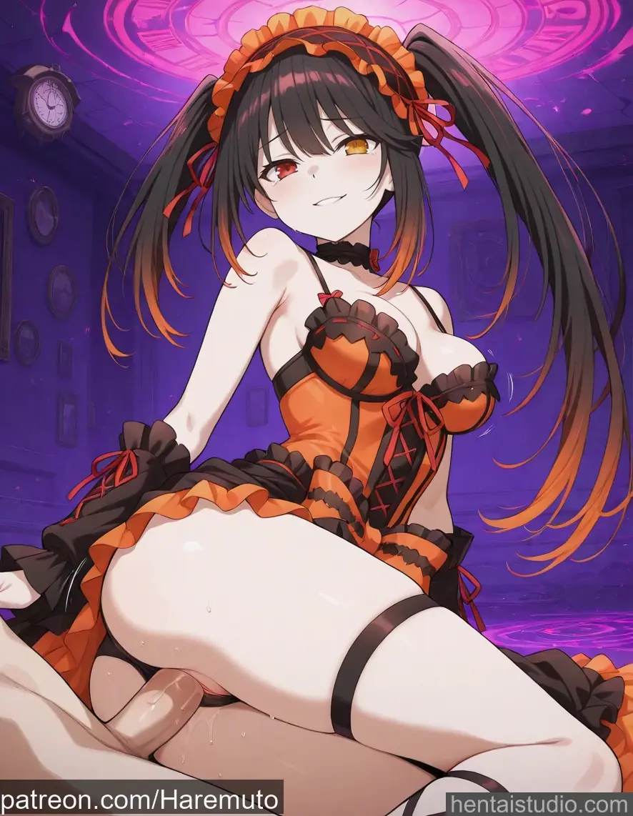 Kurumi Tokisaki from Date A Live hentai art 17 of 19