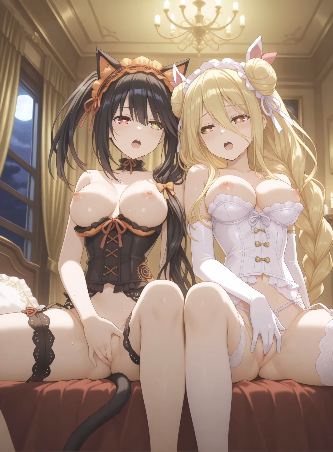 Kurumi Tokisaki x Mukuro Hoshimiya - Date A Live - Hentai Gallery - 79 Images — image 22 of 79