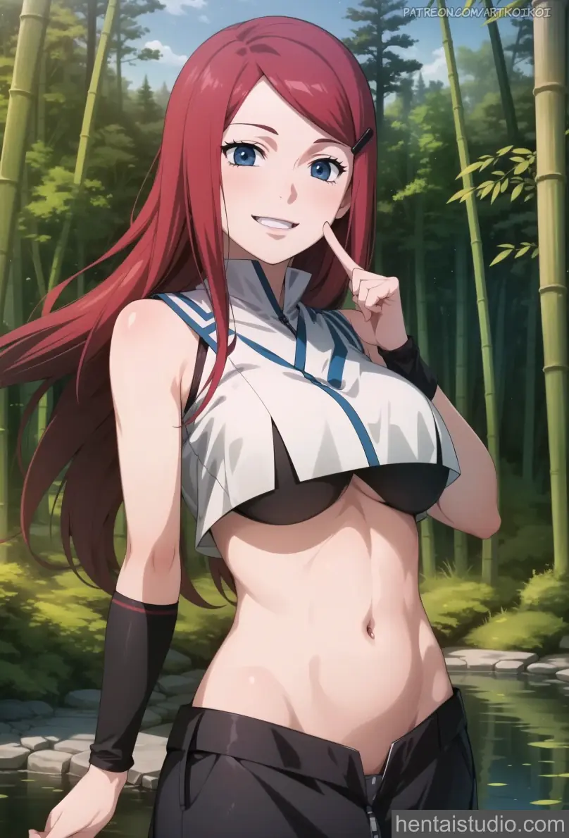 Kushina Uzumaki from Naruto hentai art 1 of 19
