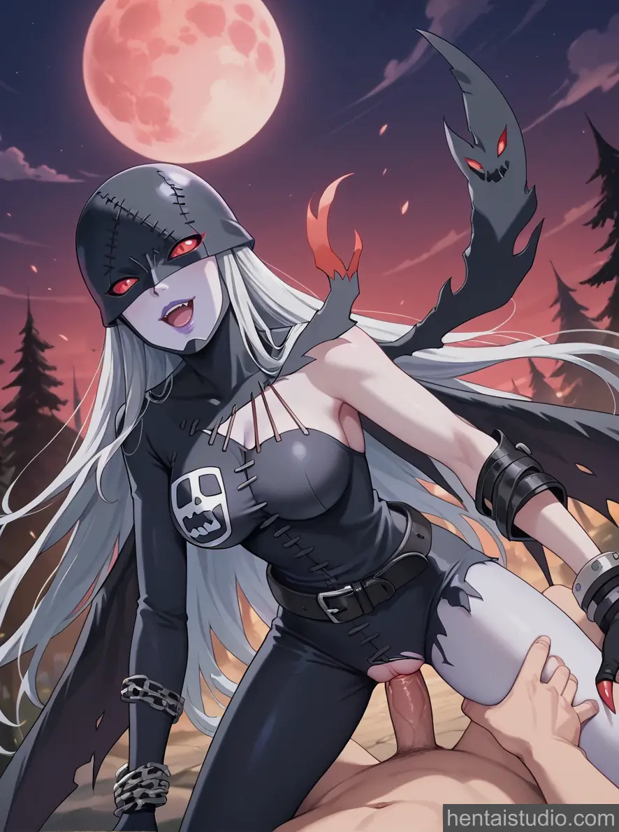 Ladydevimon from Digimon hentai art 17 of 19