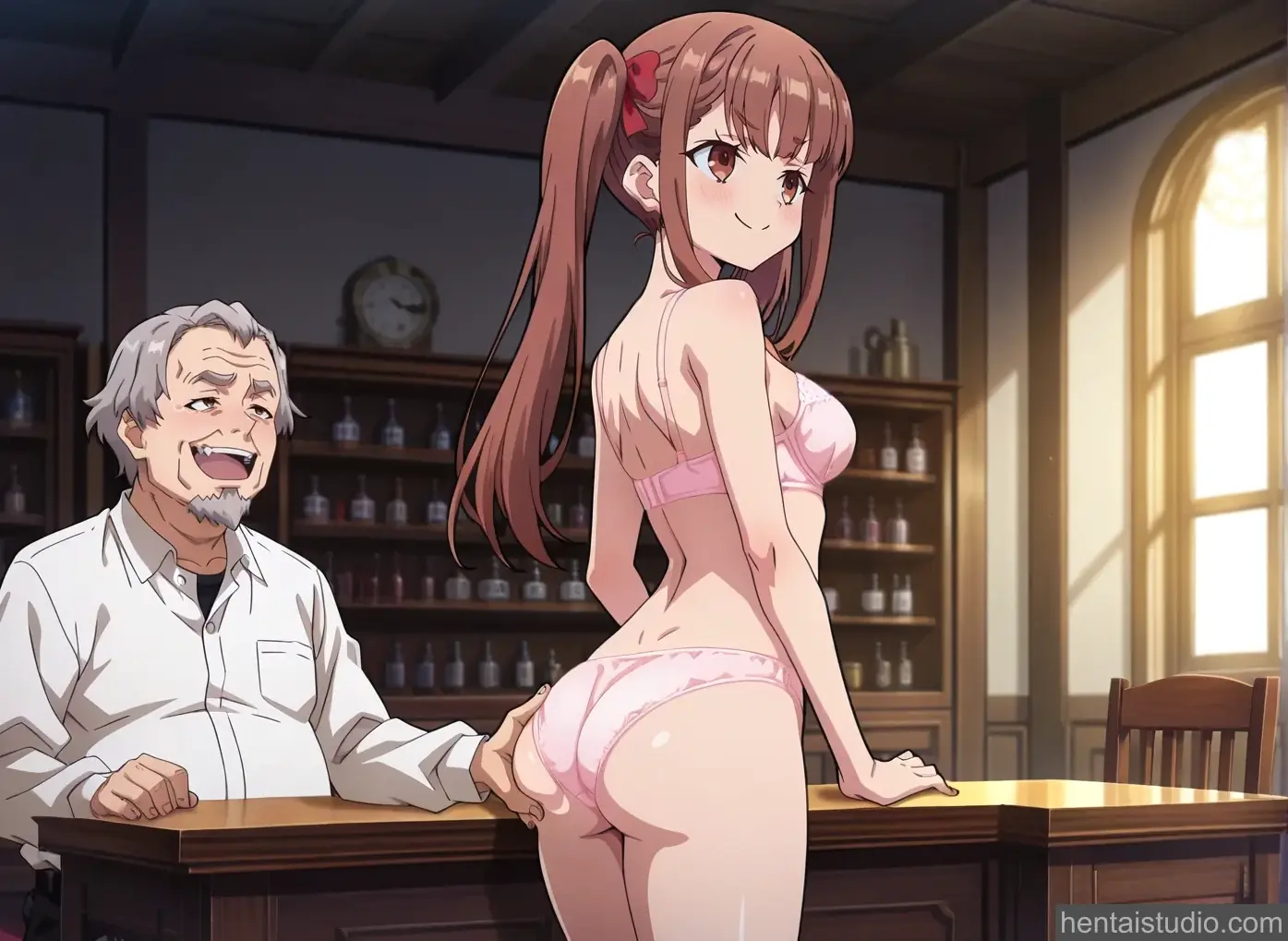 Laila from I May Be A Guild Receptionist But I'll Solo Any Boss To Clock Out On Time hentai art 16 of 61