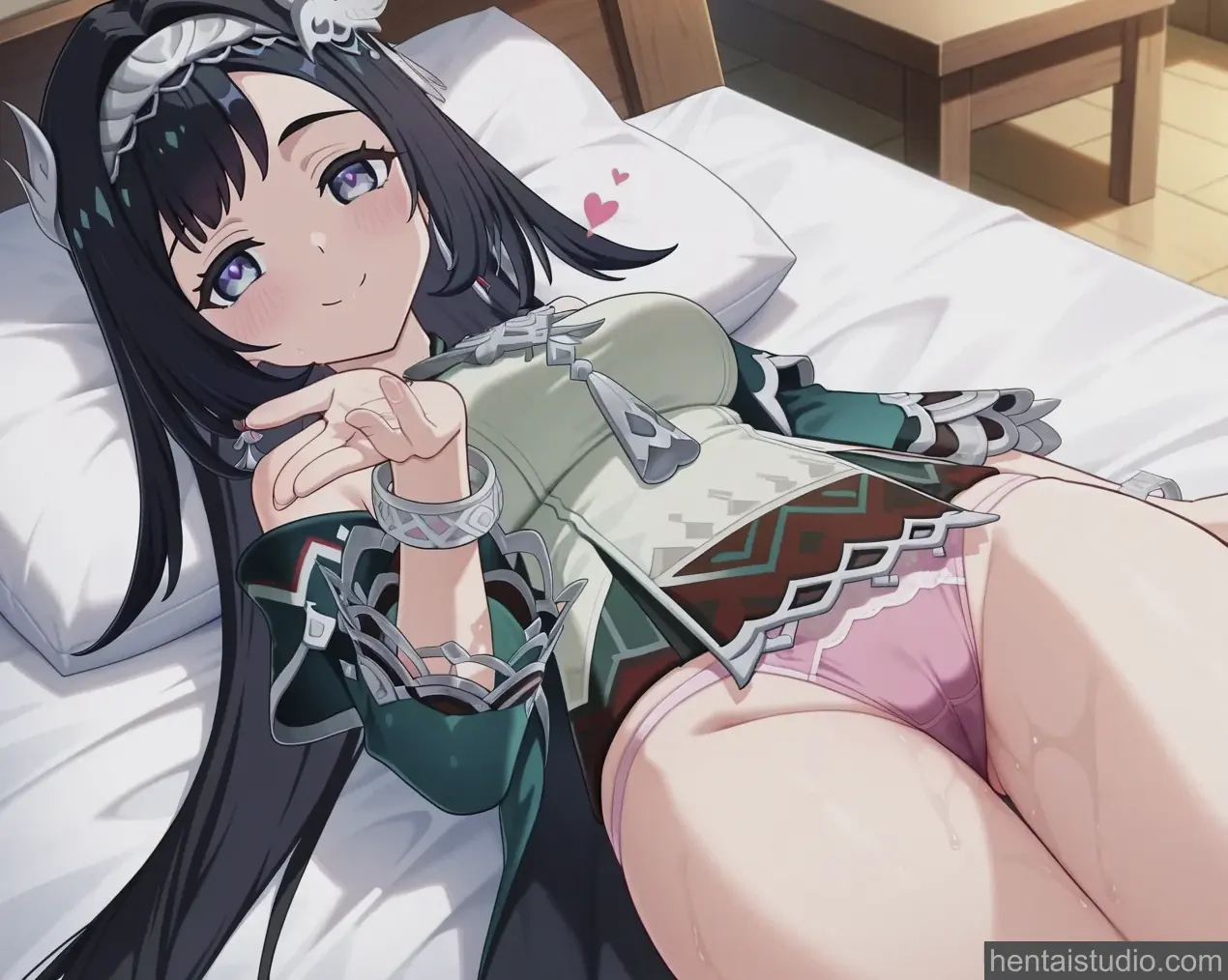 Lan Yan from Genshin Impact hentai art 26 of 28