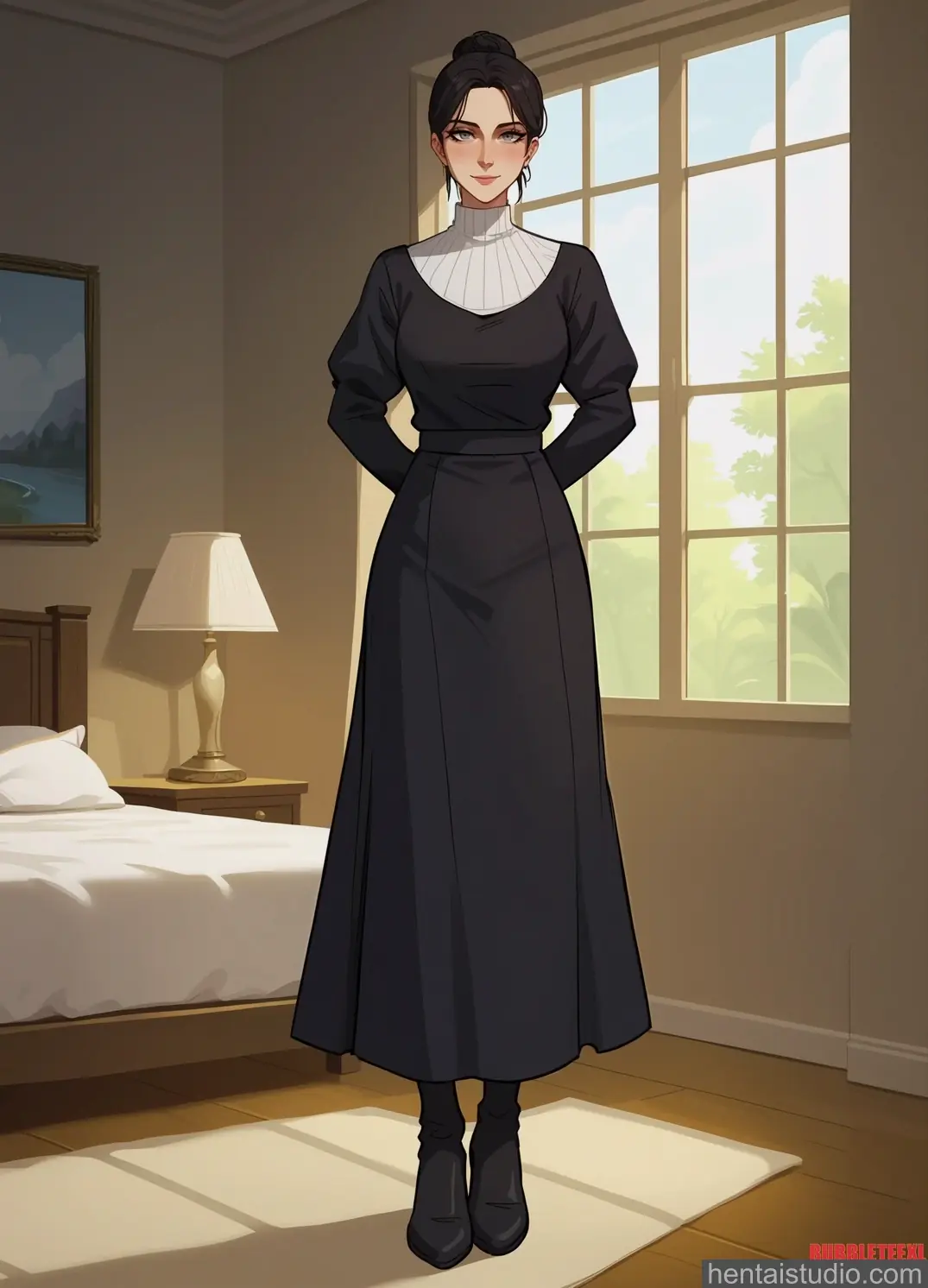 Lara Tybur from Attack On Titan hentai art 47 of 49