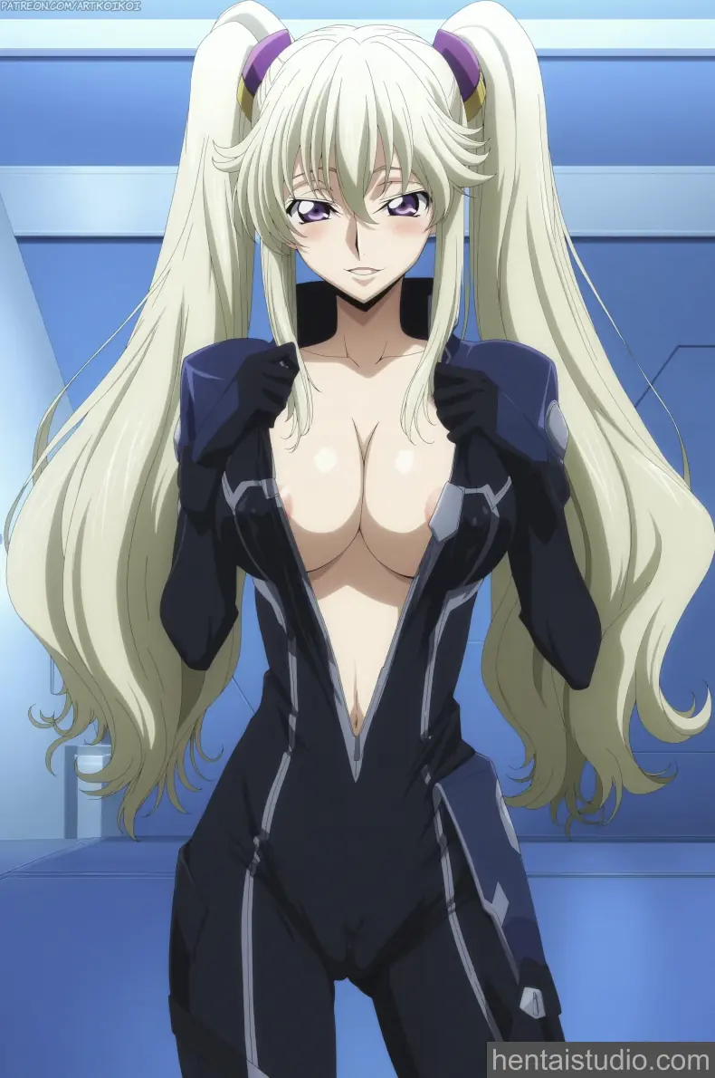 Leila Malcal from Code Geass: Akito The Exiled hentai art 10 of 12
