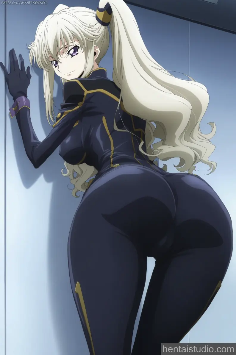 Leila Malcal from Code Geass: Akito The Exiled hentai art 11 of 12