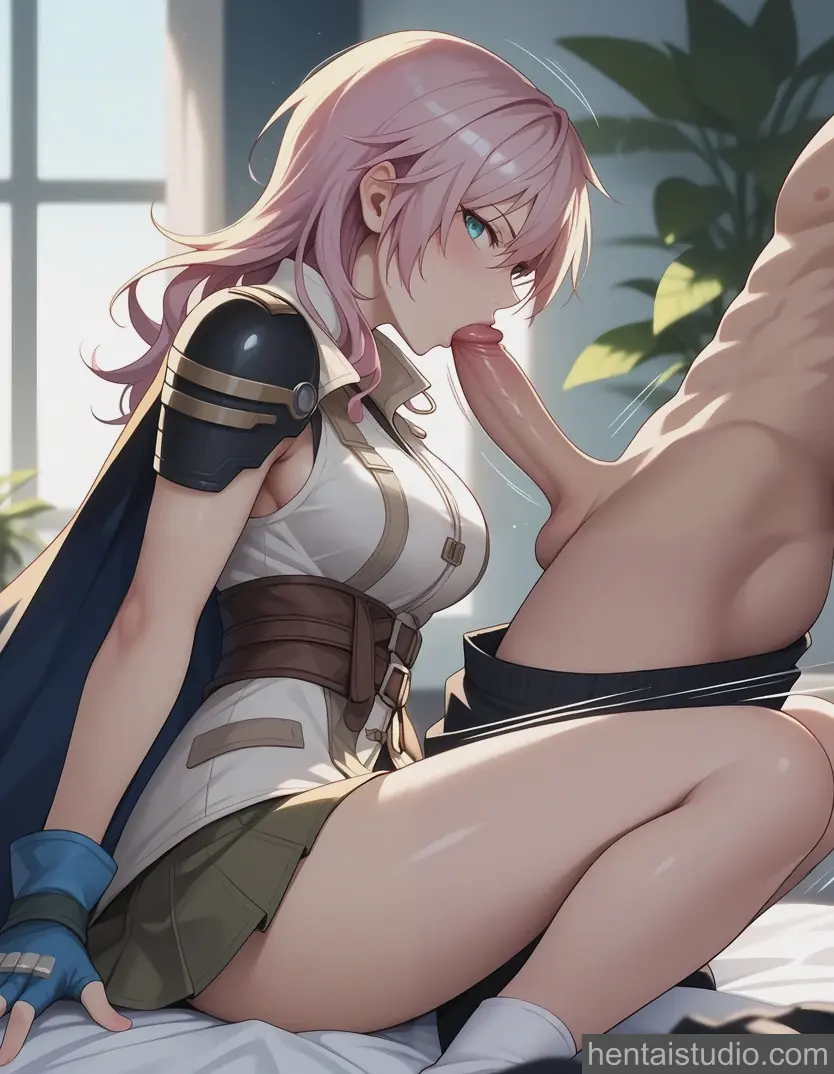 Lightning from Final Fantasy Xiii hentai art 15 of 23