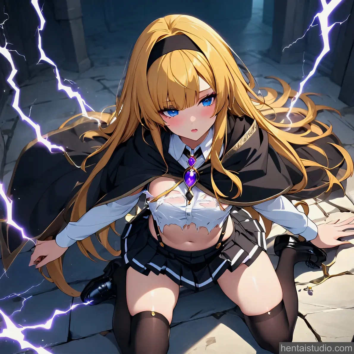 Lihanna Owenzaus from Wistoria: Wand And Sword hentai art 3 of 9