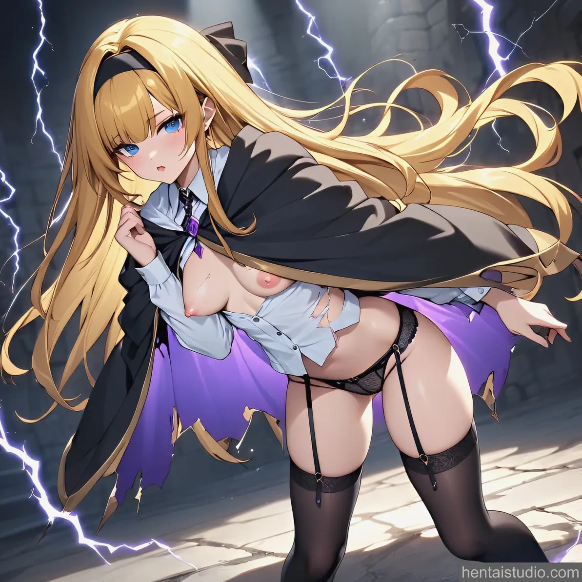 Lihanna Owenzaus from Wistoria: Wand And Sword hentai art 5 of 9