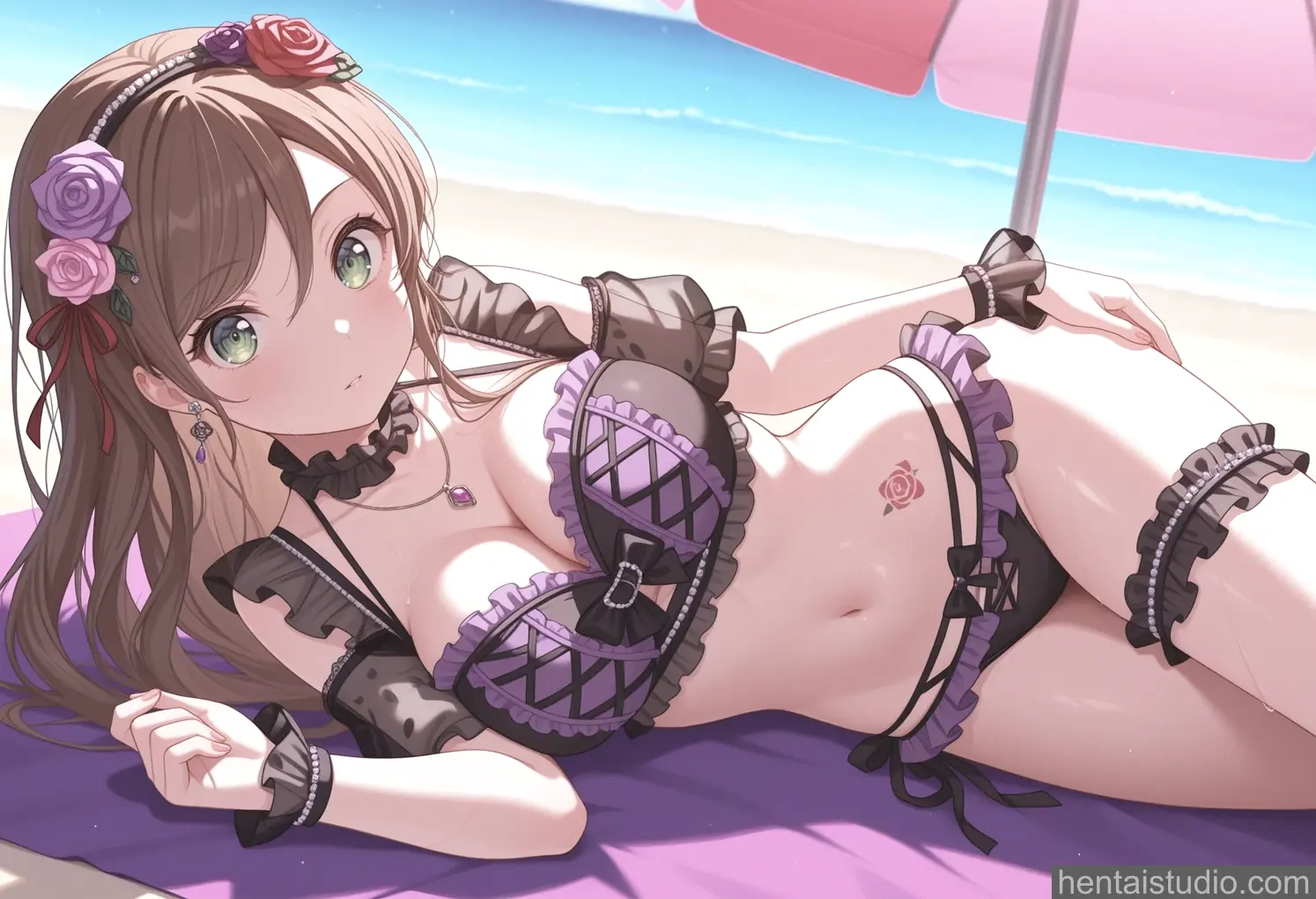 Lisa Imai from Bang Dream hentai art 1 of 138