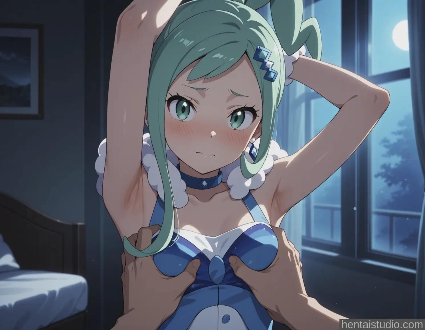 Lisia from Pokemon hentai art 6 of 82