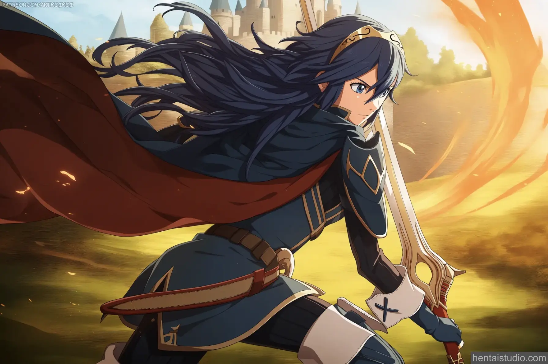 Lucina from Fire Emblem hentai art 1 of 24