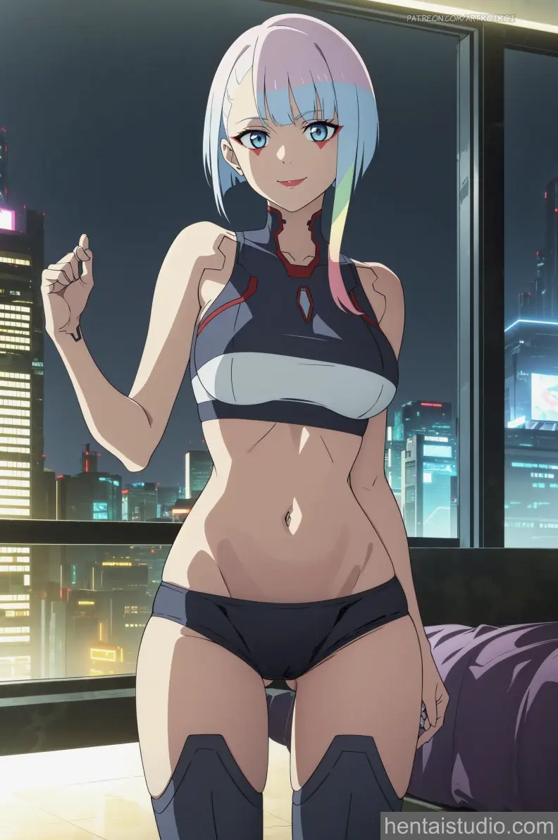 Lucyna Kushinada from Cyberpunk Edgerunners hentai art 1 of 19