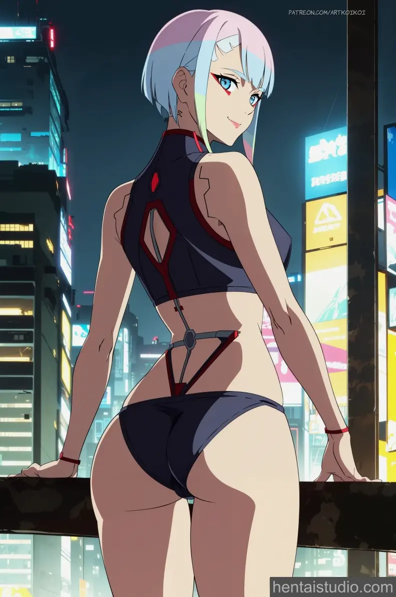Lucyna Kushinada from Cyberpunk Edgerunners hentai art 13 of 19