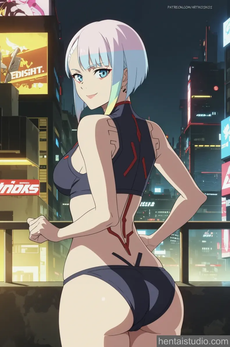 Lucyna Kushinada from Cyberpunk Edgerunners hentai art 14 of 19