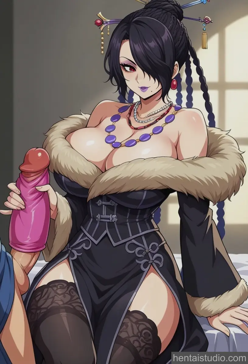 Lulu from Final Fantasy hentai art 2 of 100
