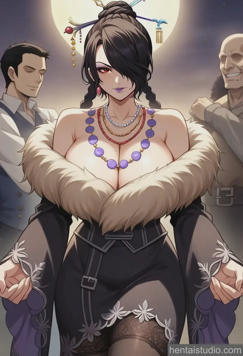 Lulu from Final Fantasy hentai art 5 of 100