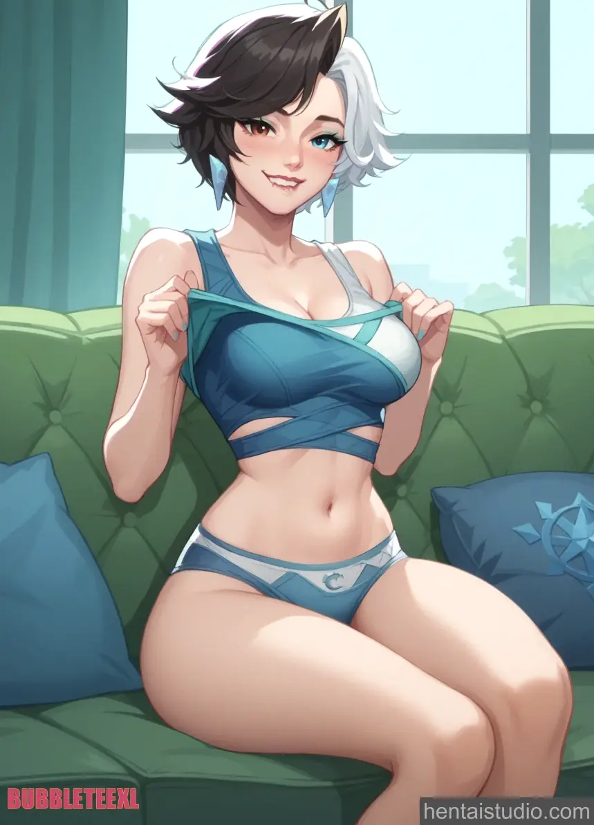 Luna Snow from Marvel Rivals hentai art 18 of 52