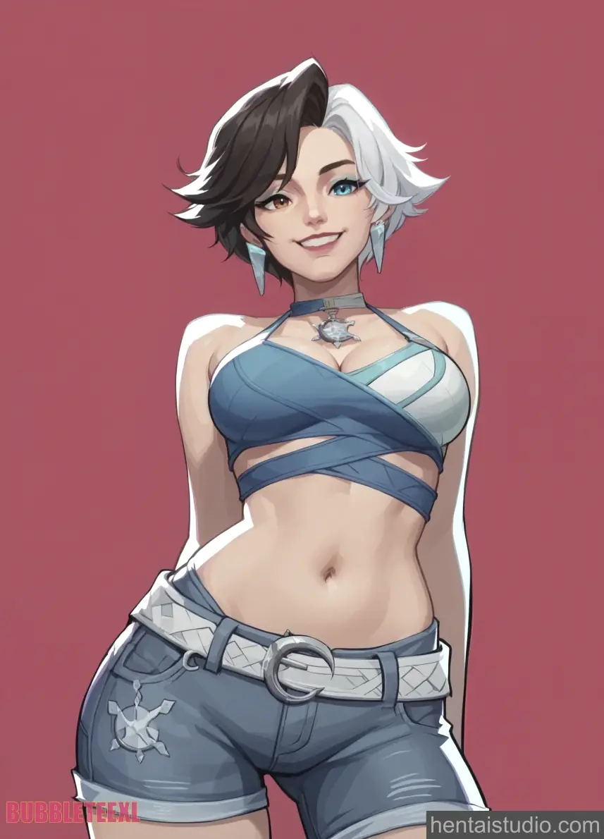 Luna Snow from Marvel Rivals hentai art 9 of 52