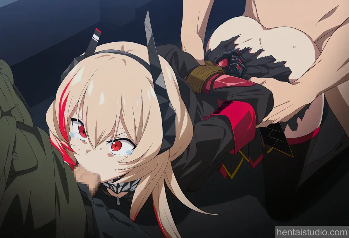 M4 Sopmod Ii from Girls' Frontline hentai art 7 of 12
